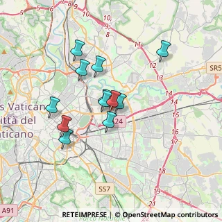 Mappa Via Luigi Cesana, 00159 Roma RM, Italia (3.0275)