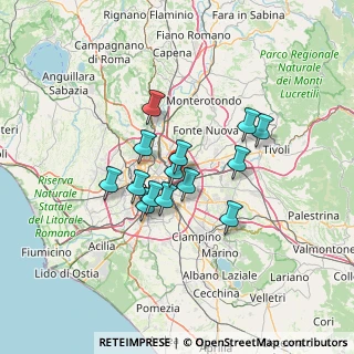 Mappa Via Alfredo Comandini, 00159 Roma RM, Italia (10.48786)