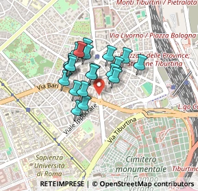 Mappa Viale delle Provincie, 00161 Roma RM, Italia (0.312)