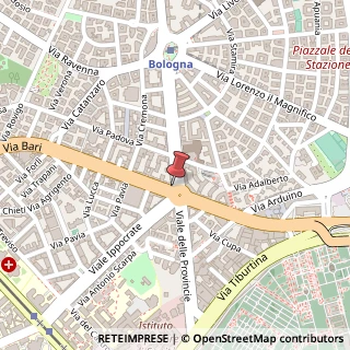 Mappa Piazzale delle Provincie, 1, 00162 Roma, Roma (Lazio)