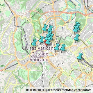 Mappa Via degli Scipioni, 00100 Roma RM, Italia (1.61667)