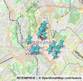 Mappa Via degli Scipioni, 00100 Roma RM, Italia (1.29231)