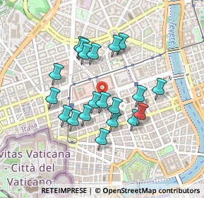 Mappa Via degli Scipioni, 00100 Roma RM, Italia (0.407)