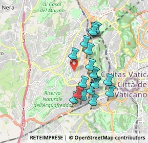 Mappa Primavalle, 00168 Roma RM, Italia (1.61333)