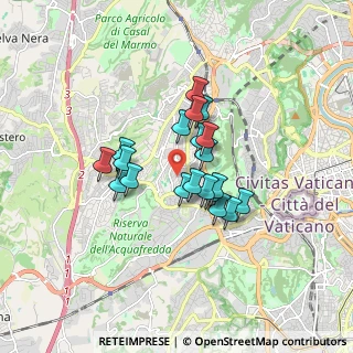 Mappa Primavalle, 00168 Roma RM, Italia (1.2905)