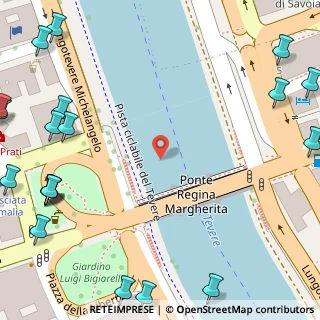 Mappa Ponte Regina Margherita, 00186 Roma RM, Italia (0.1)