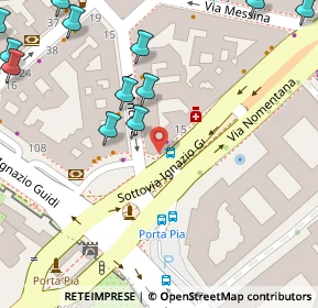 Mappa Piazzale di Porta Pia, 00161 Roma RM, Italia (0.1235)