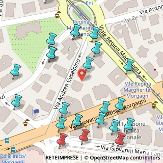 Mappa Via Andrea Cesalpino, 00161 Roma RM, Italia (0.092)
