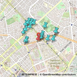 Mappa Via Andrea Cesalpino, 00161 Roma RM, Italia (0.364)