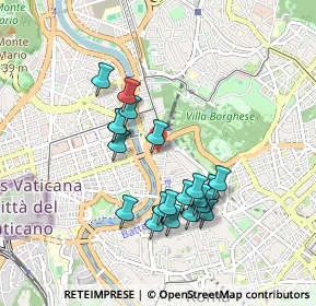 Mappa Via della Penna, 00196 Roma RM, Italia (0.8625)