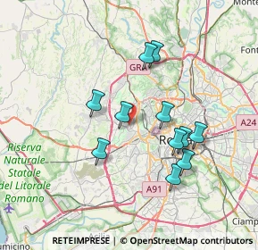 Mappa Via S. Vitaliano, 00168 Roma RM, Italia (6.74091)