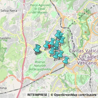 Mappa Via S. Vitaliano, 00168 Roma RM, Italia (1.03786)