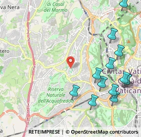 Mappa Via San Vitaliano, 00168 Roma RM, Italia (2.81692)