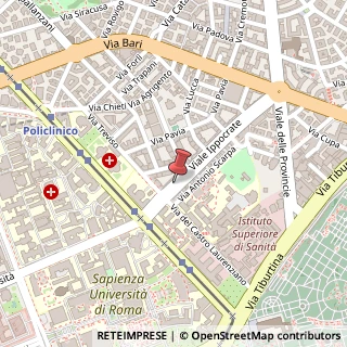Mappa Viale Ippocrate, 156, 00161 Roma, Roma (Lazio)