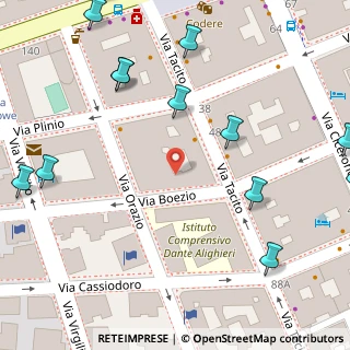 Mappa Via Boezio, 00192 Roma RM, Italia (0.126)