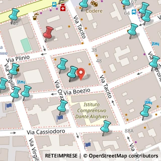 Mappa Via Boezio, 00192 Roma RM, Italia (0.112)