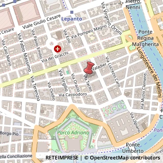 Mappa Via Tacito, 50, 00193 Roma, Roma (Lazio)