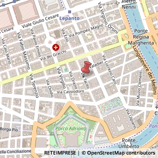 Mappa Via Tacito,  37, 00193 Roma, Roma (Lazio)