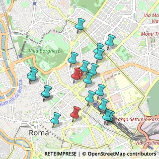 Mappa Via Servio Tullio, 00187 Roma RM, Italia (0.958)
