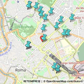 Mappa Via Servio Tullio, 00187 Roma RM, Italia (1.315)