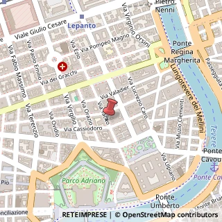 Mappa Via Tacito,  74, 00193 Roma, Roma (Lazio)