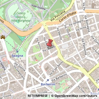Mappa Via Ludovisi,  16, 00187 Roma, Roma (Lazio)
