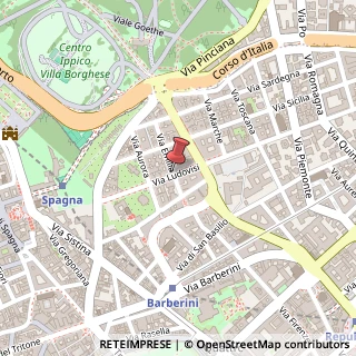 Mappa Via emilia 57, 00187 Roma, Roma (Lazio)