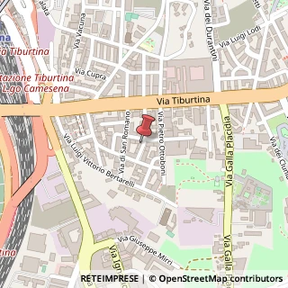 Mappa Via Luigi Arnaldo Vassallo, 54, 00159 Roma, Roma (Lazio)