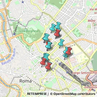 Mappa Via Silvio Spaventa, 00187 Roma RM, Italia (0.6845)