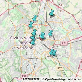Mappa Via Silvio Spaventa, 00187 Roma RM, Italia (3.02667)