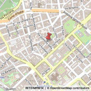 Mappa Via Quintino Sella, 41, 00187 Roma, Roma (Lazio)