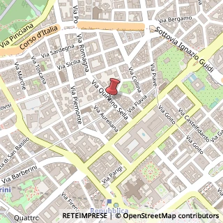 Mappa Via Quintino Sella, 42, 00187 Roma, Roma (Lazio)