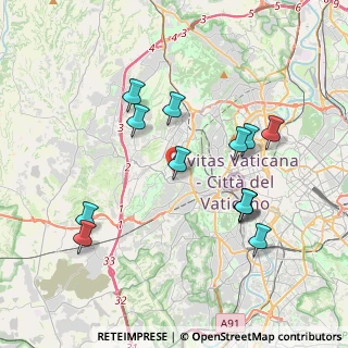 Mappa Via Mattia Battistini, 00165 Roma RM, Italia (4.07538)