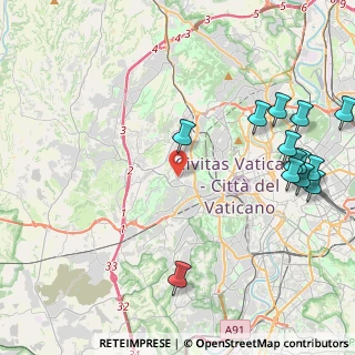 Mappa Via Mattia Battistini, 00165 Roma RM, Italia (5.74615)