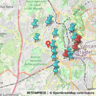 Mappa Via Mattia Battistini, 00165 Roma RM, Italia (2.0105)