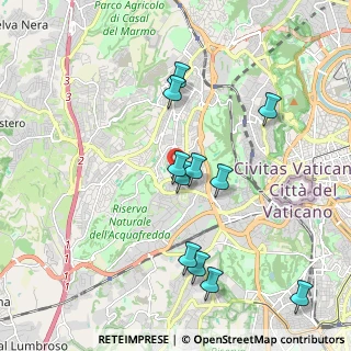 Mappa Via Mattia Battistini, 00165 Roma RM, Italia (1.905)