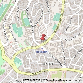 Mappa Via Mattia Battistini, 79, 00165 Roma, Roma (Lazio)