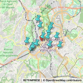 Mappa Via Sebastiano Ziani, 00136 Roma RM, Italia (1.33786)