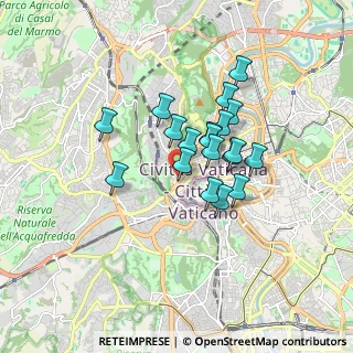 Mappa Via Sebastiano Ziani, 00136 Roma RM, Italia (1.34421)
