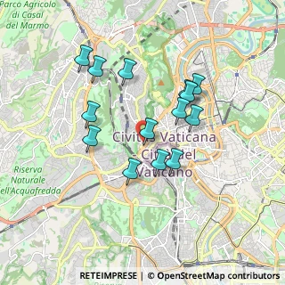 Mappa Via Sebastiano Ziani, 00136 Roma RM, Italia (1.66071)
