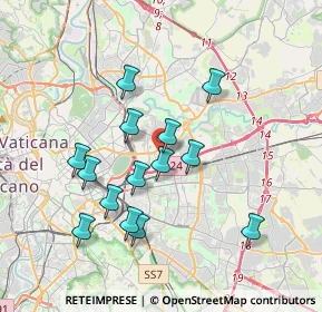 Mappa Via Ugo Bertossi, 00159 Roma RM, Italia (3.60286)