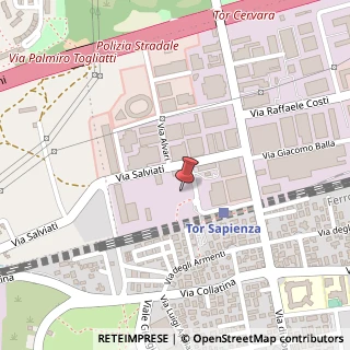 Mappa Via Giovanni Da Udine, 29, 00155 Roma, Roma (Lazio)