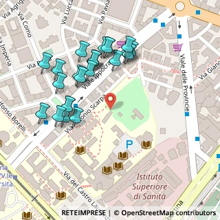 Mappa Via Antonio Scarpa, 00161 Roma RM, Italia (0.1125)