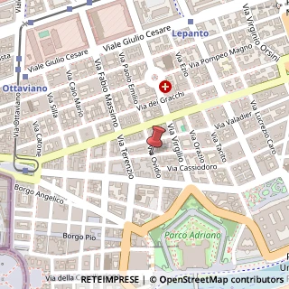 Mappa Via boezio 6, 00192 Roma, Roma (Lazio)