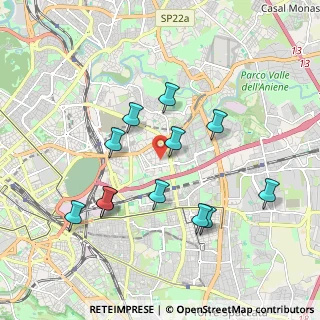 Mappa Via Raffaele Calzini, 00159 Roma RM, Italia (1.94)