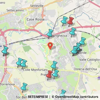 Mappa Via Felice Corini, 00132 Roma RM, Italia (2.952)