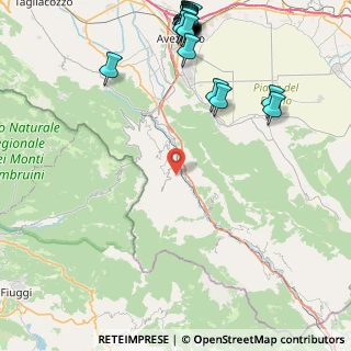 Mappa 67054 Civitella Roveto AQ, Italia (12.8025)