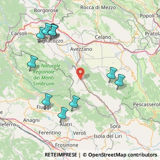 Mappa 67054 Civitella Roveto AQ, Italia (20.84182)