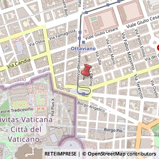 Mappa Via dei Gracchi,  13, 00192 Roma, Roma (Lazio)