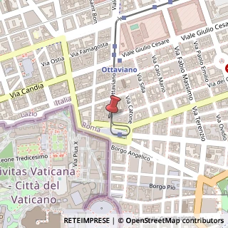 Mappa Via Ottaviano, 9, 00192 Roma, Roma (Lazio)